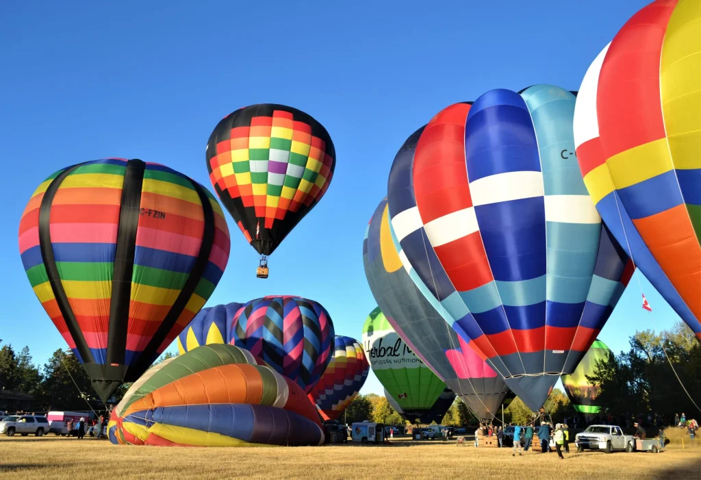 Hot Air Balloons in High River