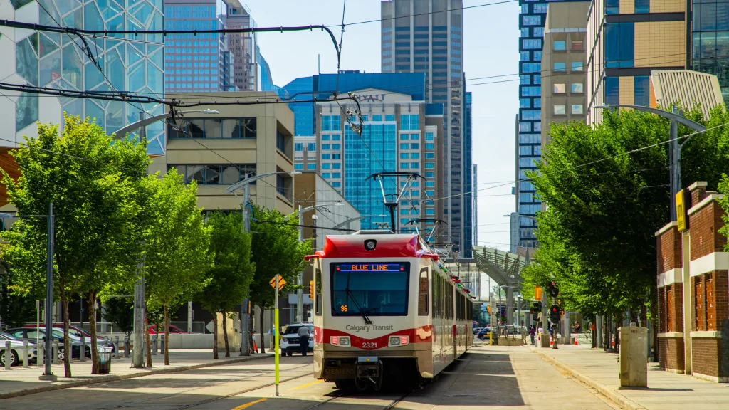 East Village neighbourhood in Calgary