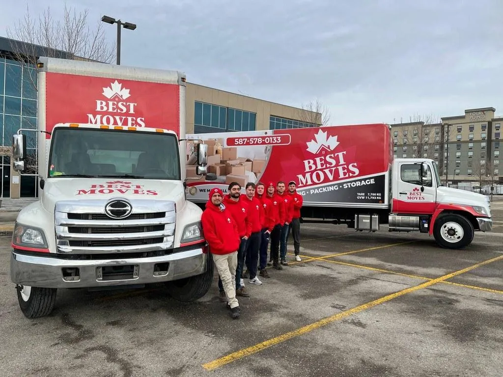 New Westminster movers truck during relocation
