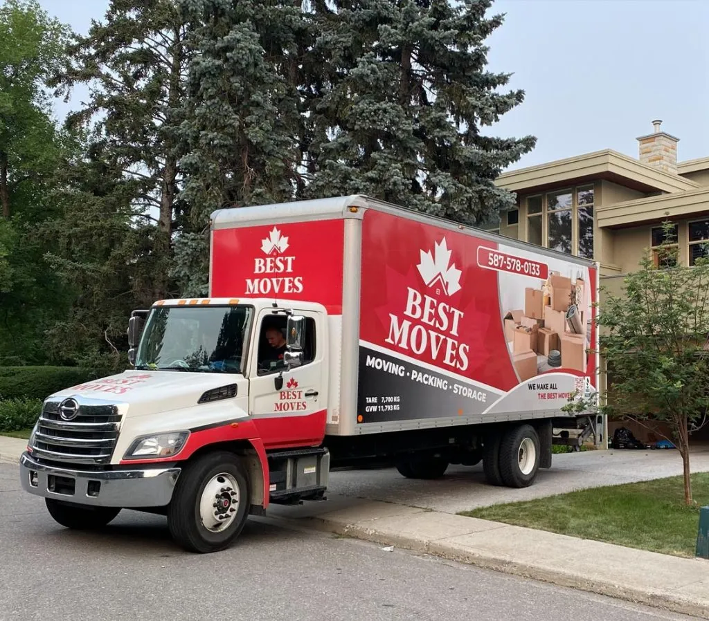 Truck for professional white glove moving