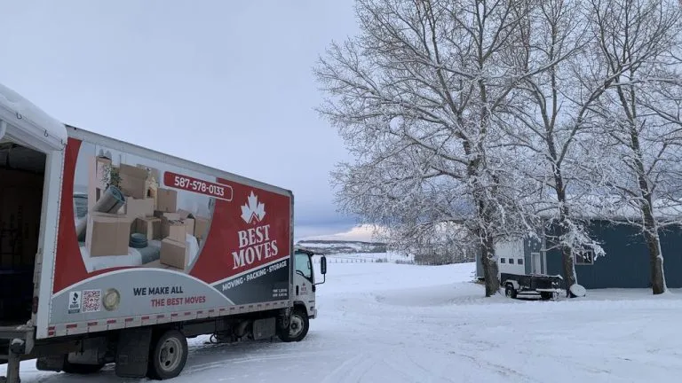 Nanaimo to Comox movers truck