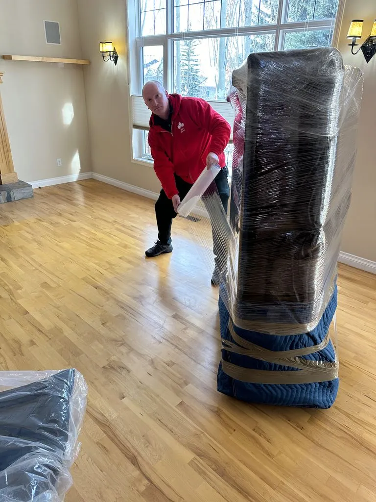 Nanaimo to Cumberland mover packing furniture